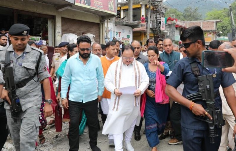 हिमाचल प्रदेश में बाढ़ प्रभावित इलाकों का दौरा करेंगे जेपी नड्डा, लेंगे नुकसान का जायजा