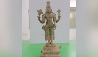 15th-Century Vishnu Idol Recovered by Tamil Nadu Police, 7 Smugglers Arrested