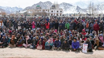 Kargil: Protests in Ladakh for statehood, special status under sixth schedule