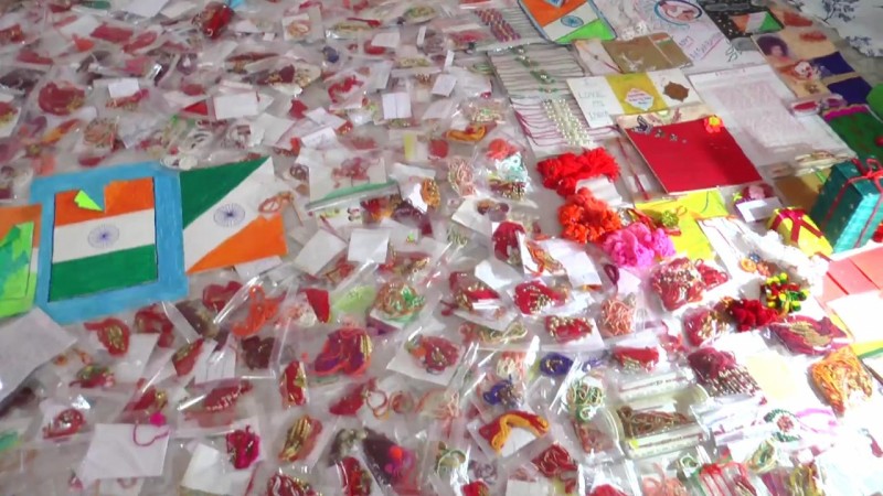 Vadodara school collects rakhis for soldiers deployed in border areas