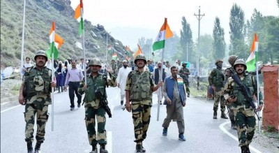 Indian Army Leads Patriotic 'Tiranga Yatra' in Leh Ahead of Independence Day