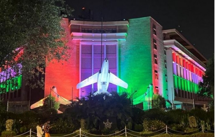 77th Independence Day: IAF Headquarters to Glow in Tricolour Splendor