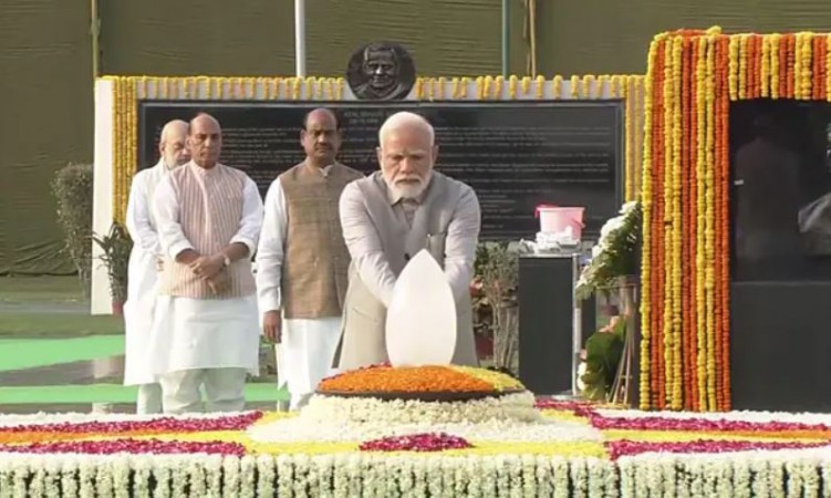 Atal Bihari Vajpayee 5th death anniversary: Top Leaders Pay Tributes