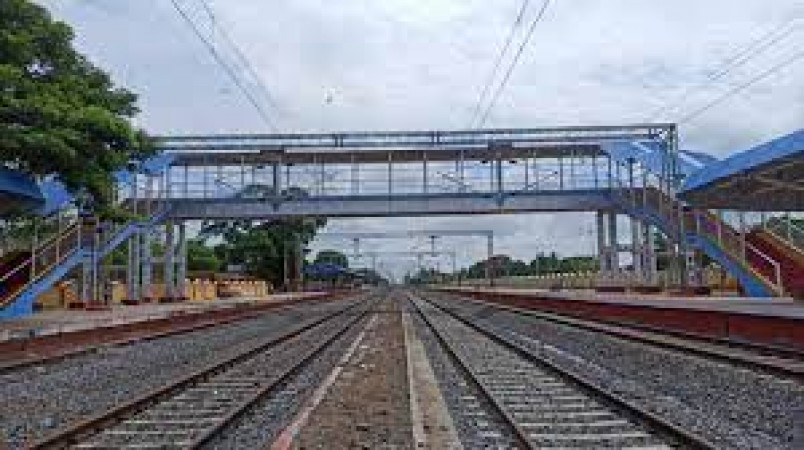 Double line and electrification work on Vijayawada - Uppaluru double line has been completed