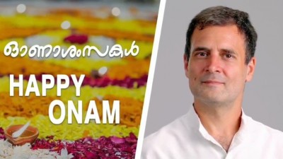 Onam celebrates spirit of equality; it represents pluralistic spirit of Kerala: Rahul Gandhi