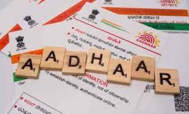 Dharna for Aadhar Card in Visakhapatnam