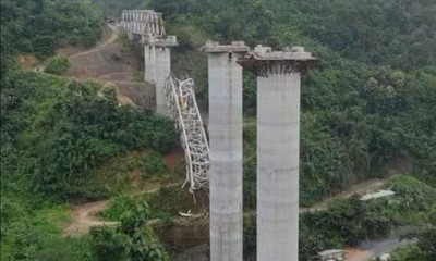 Tragic Collapse of Under-Construction Railway Bridge in Mizoram Claims 17 Lives