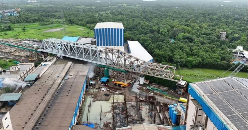 New Steel Bridge Installed for Mumbai-Ahmedabad Bullet Train Project