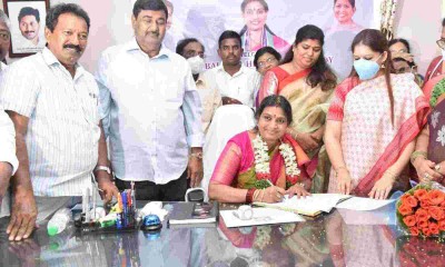 हेमा मालिनी ने आंध्र प्रदेश महिला वित्त निगम की नई अध्यक्ष के रूप में  संभाला पदभार