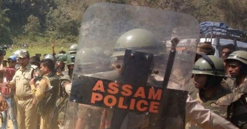 Tension, stone pelting again on Assam-Mizoram border