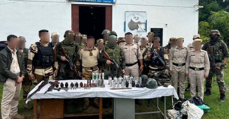 Major Arms and Ammunition Seizure in Manipur by Security Forces