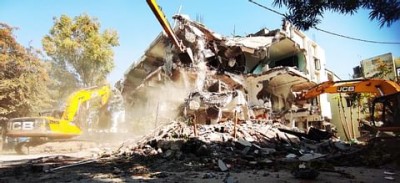 IMC demolished 3 more Illegal structures in Indore