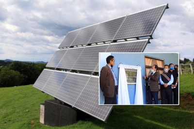 2 मेगा वॉट क्षमता का पहला सौर ऊर्जा संयंत्र शुरू