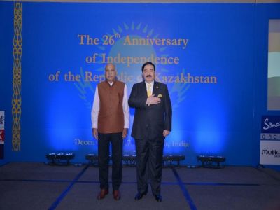 Kazakhstan marked 26th anniversary of independence in New Delhi