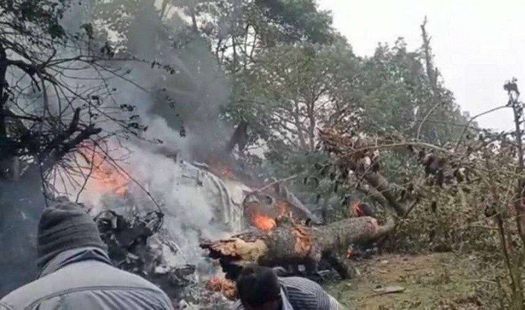 Chopper accident victims' bodies were sent to Sulur Air Force Station