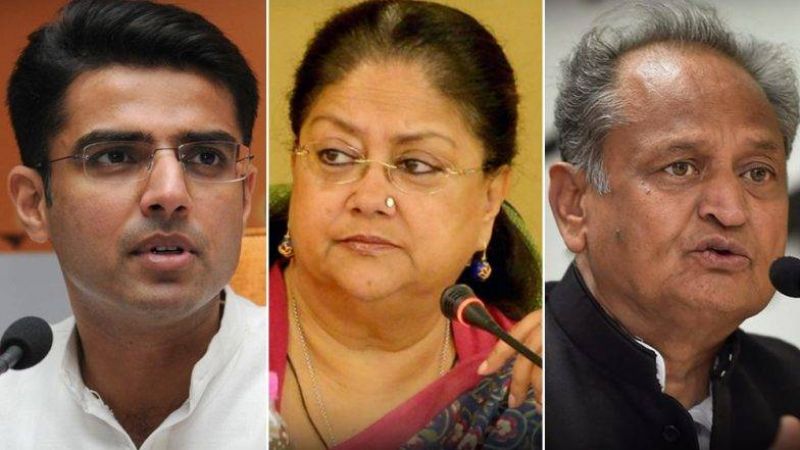 Rajasthan Assembly Election Results 2018: Vasundhara Raje,Ashok Gehlot, Sachin Pilot win from their respective seats