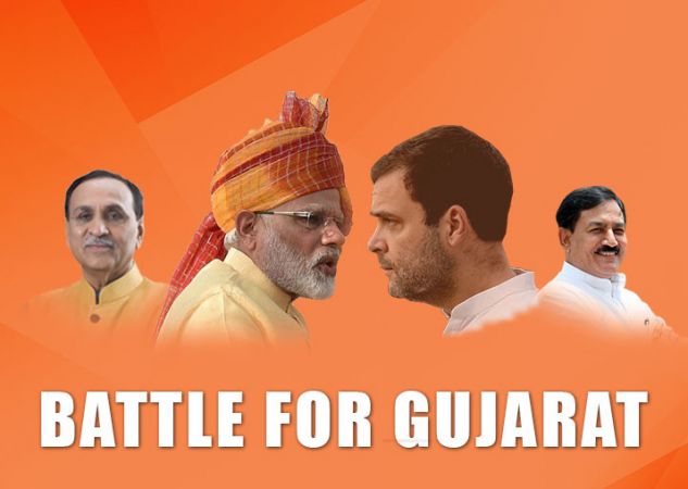 Battle of Gujarat between BJP and Congress, who will emerge at the top?