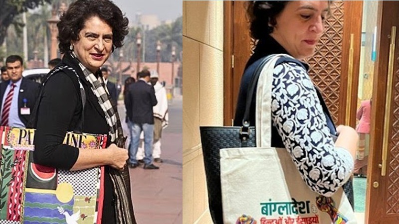 Priyanka Gandhi's Symbolic Bags Spark Political Controversy and Debate