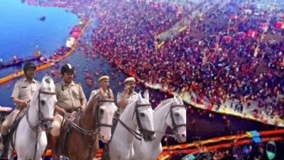 Maha Kumbh 2025: UP Police Introduces Foreign and Indian Breed Horses for Crowd Management