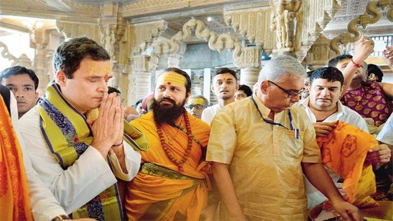 Soft-Hindutva campaign of Congress secured all Temple seats