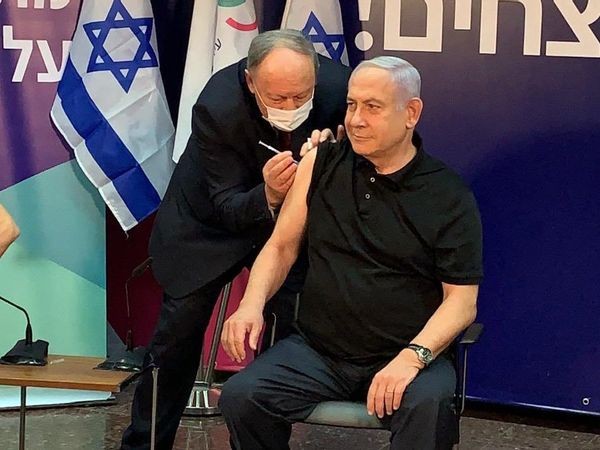 Israeli PM Benjamin Netanyahu receives Covid-19 vaccine