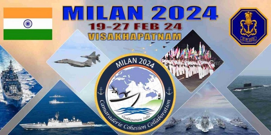 Naval Exercise MILAN-2024 Picks Momentum with Over 50 Countries Joining in Vizag