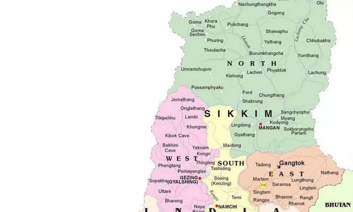 Sikkim gets Two new districts, the remaining four are renamed