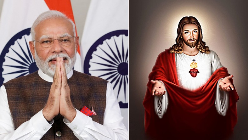 PM Modi Celebrates Christmas, Praises Jesus Christ's Values of Kindness and Service