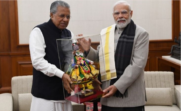 Kerala CM Pinarayi Vijayan calls on PM Modi in Delhi