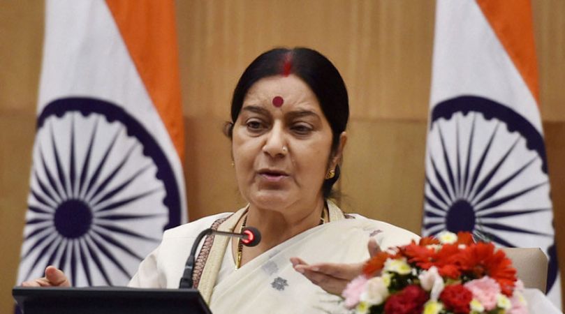 Sushma Swaraj to deliver her speech in Parliament on Jadhav's meeting