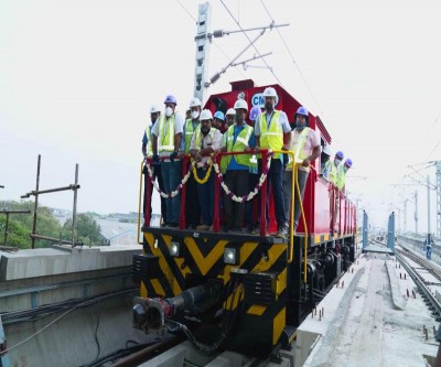 Chennai Metro holds first trial run between Washermanpet and Wimco Nagar, CMRL