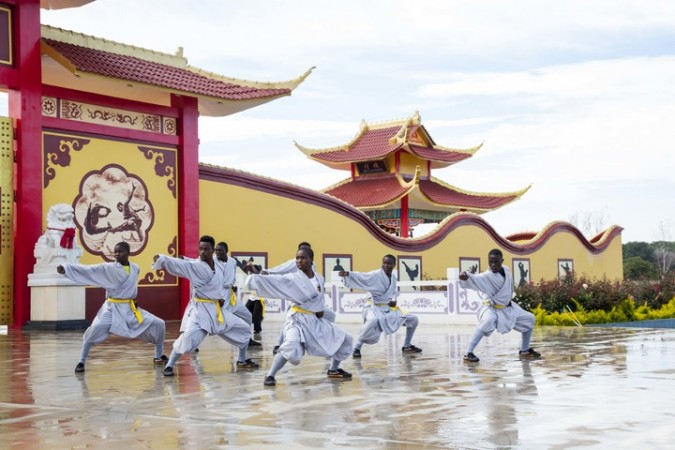 Shaolin Temple in Zambia holds ceremony to mark Chinese New Year
