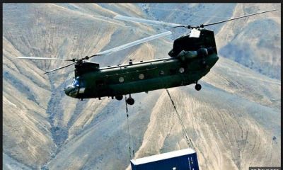 First of the Chinook helicopters at Boeing's facility handed over to India