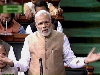 'BC = Before Congress, AD = After Dynasty' PM Modi attacks opposition in Paliament