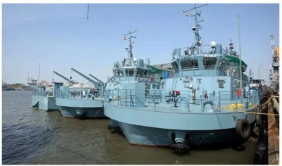 BSF receives three vessels from Cochin Shipyard