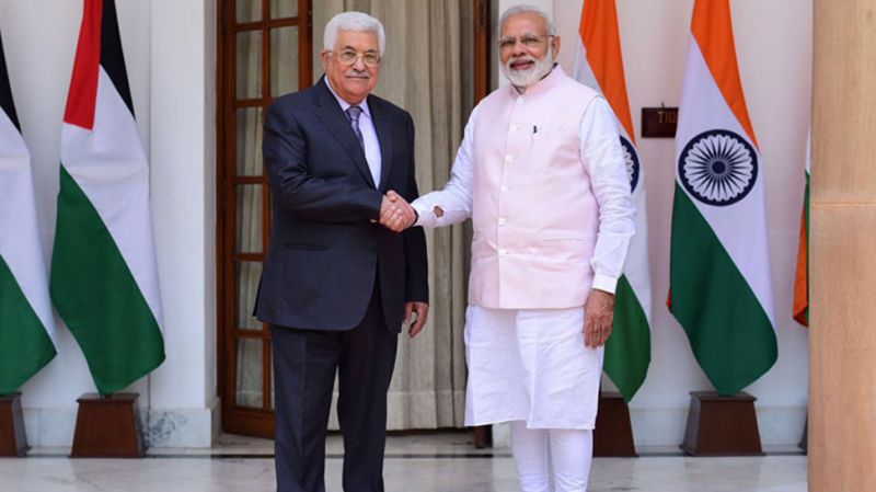 PM Narendra Modi in the Palestine