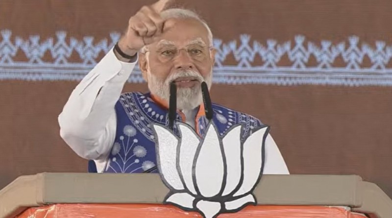 PM Modi Kicks Off BJP's Election Campaign in Tribal-Dominated Jhabua, set target of 370 seats