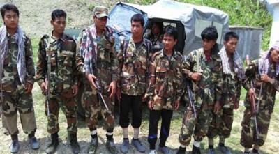 Seven NLFT cadres surrender to AR in Tripura