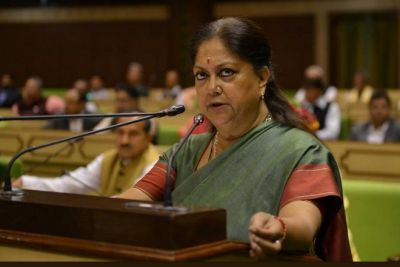 Vasundhara Raje Scindia presents budget