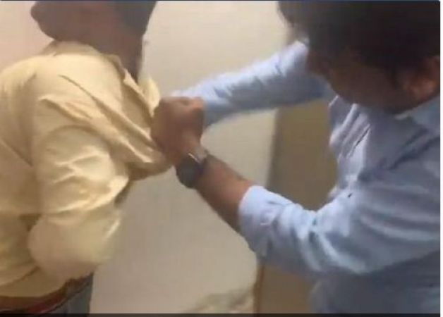 MNS leader Avinash Jadhav attacked hotel owner on live streaming on Facebook