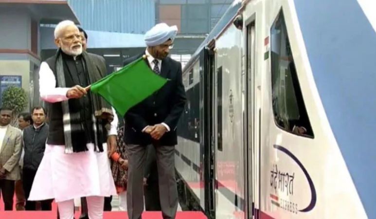 PM  Modi Flags off Fastest Train, 'Biggest answer to terrorists' says Railway Minister