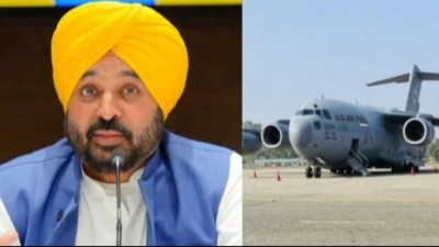 Bhagwant Mann questions US flight landing in Amritsar, says Center trying to defame Punjab