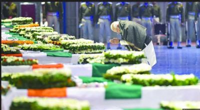 The nation bid a teary-eyed adieu to 40 martyrs of CRPF, paid tributes by PM