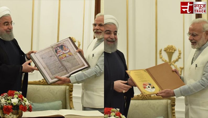 PM Modi gifts 'Panchtantra' to Iranian President Dr. Rouhani
