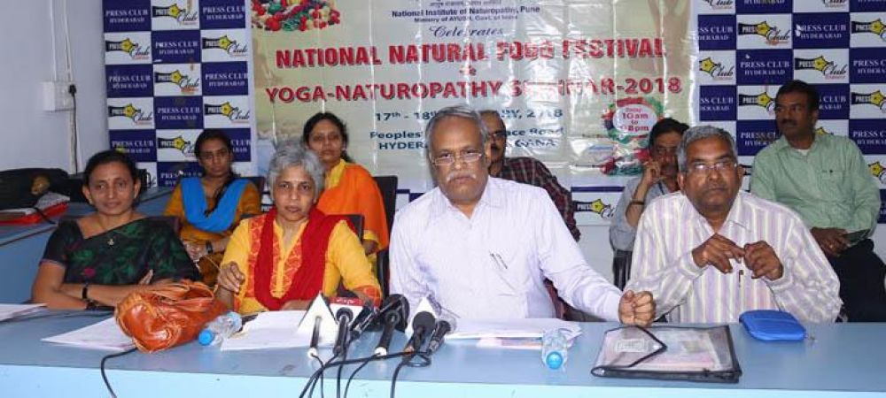 Hyderabad: Ayush Minister attends National Natural Food Festival