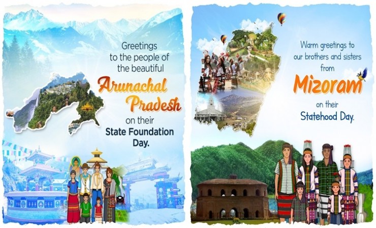 Mizoram Statehood Day: PM Modi, Prez greets people of Mizoram