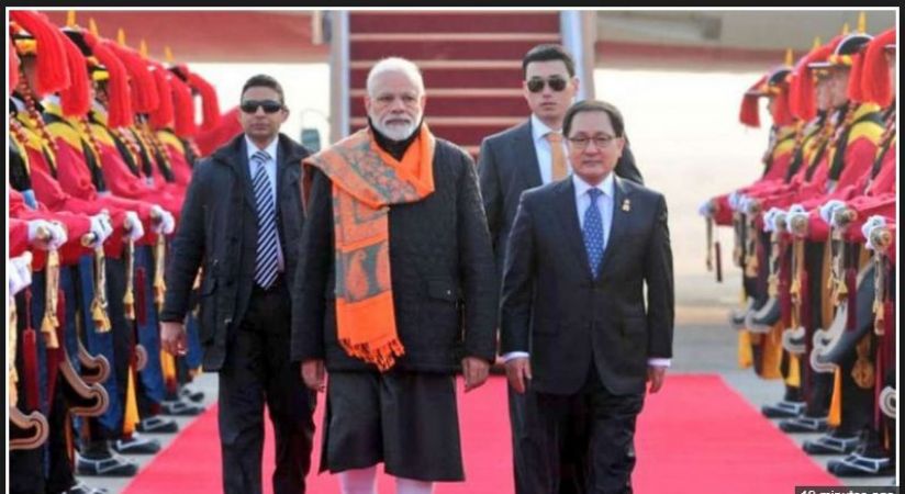 Prime Minister Narendra Modi arrived in South Korea on a two-day visit