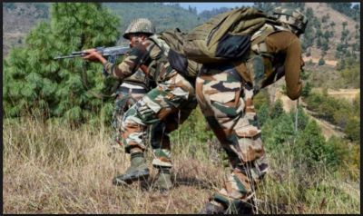 Pakistan once again violated ceasefire along the LoC in Poonch sector