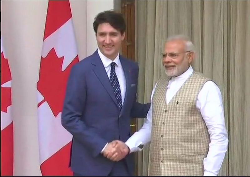 Justin Trudeau in India LIVE: Canadian PM meets PM Modi to hold bilateral talks