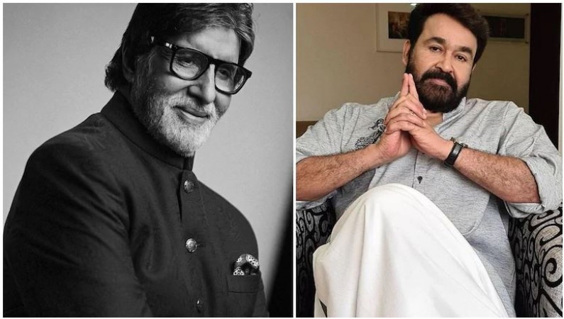 Amitabh Bachchan gets a special gift from Malayalam Super Star Mohanlal